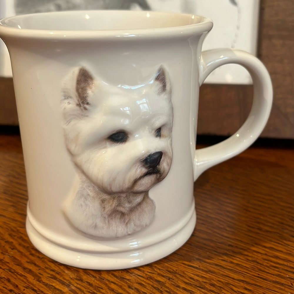 XPRES best friend originals Westie coffee cup.